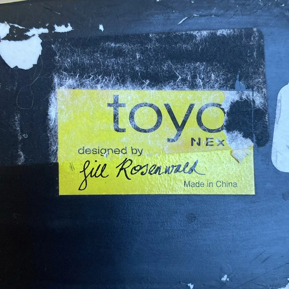 Toyo Next by Jill Rosenwald Art Deco Vase 70s Green‎ Floral Print MCM Abstract - Picture 7 of 17